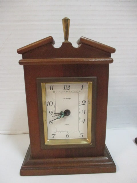 Vintage Seth Thomas Miniature "Birthday" Clock and Vantage (West Germany) - 5
