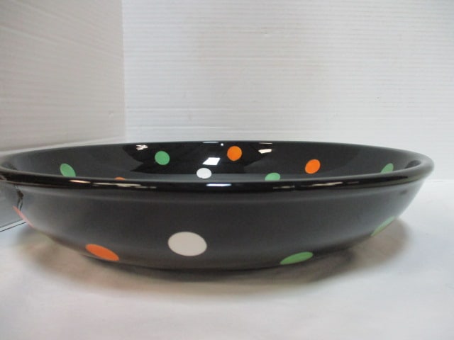 Tag Handpainted Easter Bunny Plate and Halloween Jack-o-Lantern Bowl - 5