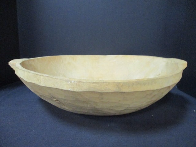 Primitive Carved Wood Bowl (1 of 4)