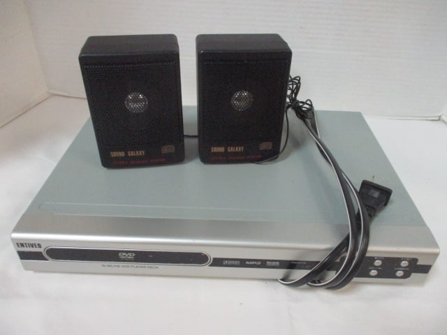 Entiveo Slimline DVD Player with 2 Sound Galaxy Mini Speakers (1 of 9)