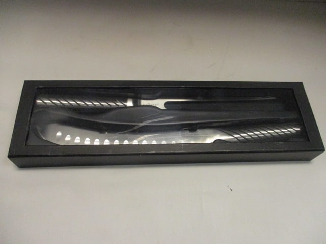 Technique Japanese Stainless Steel Carving Set in Original Box: 8 1/4" carving knife and fork