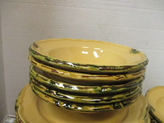 39 Pieces of Casa Del Sol (Portugal) Stoneware Pottery Dishes - 7