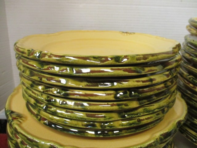 39 Pieces of Casa Del Sol (Portugal) Stoneware Pottery Dishes - 9