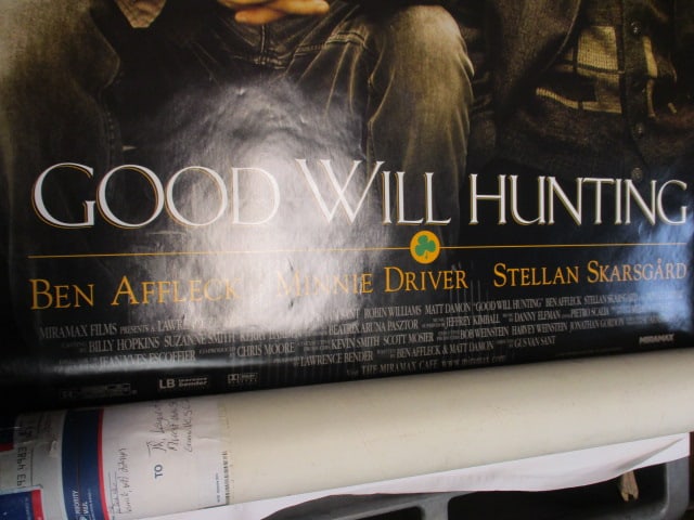 Unframed "Good Will Hunter" Movie Poster Signed by Robin Williams - 3