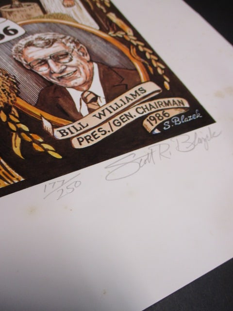 Signed and Numbered Unframed Rice Festival 50th Anniversary Poster Art - 3