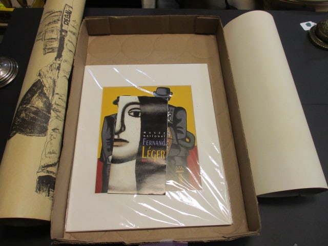 Collection of Unframed Artwork -"Jazz Musician" is Signed: see pictures and preview for selection and condition