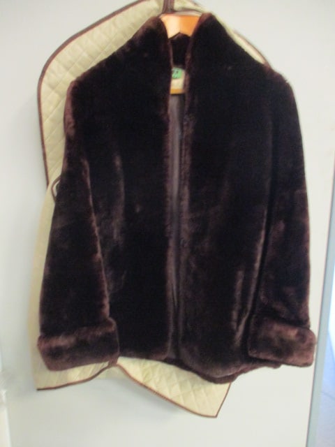 Vintage Sedran Furs Faux Fur Car Coat (1 of 8)