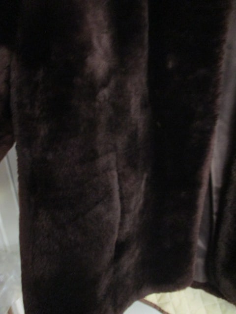 Vintage Sedran Furs Faux Fur Car Coat - 2