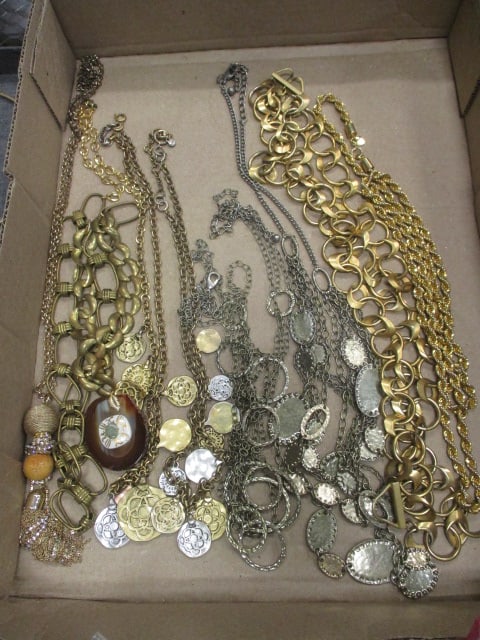 8 Fashion Costume Jewelry Necklaces: see pictures and preview for selection and condition