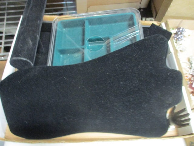 Lot of Jewelry Display Stands and Containers: see pictures and preview for selection and condition