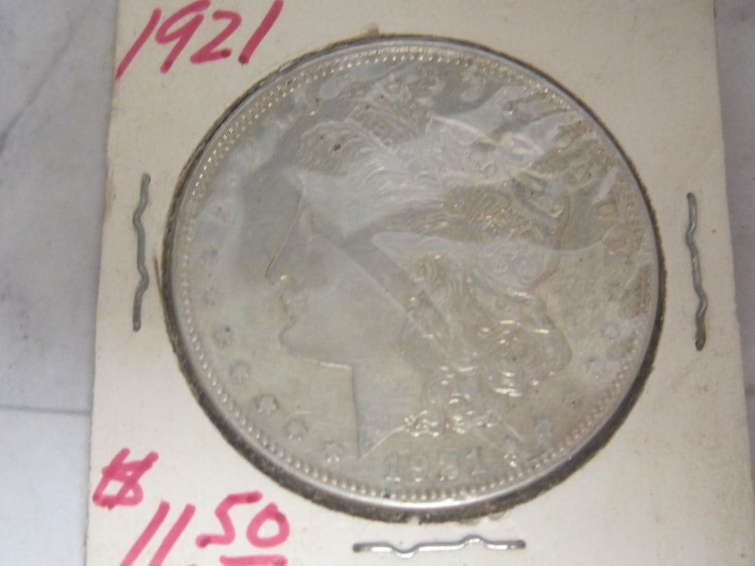 1921 Morgan Silver Dollar: .