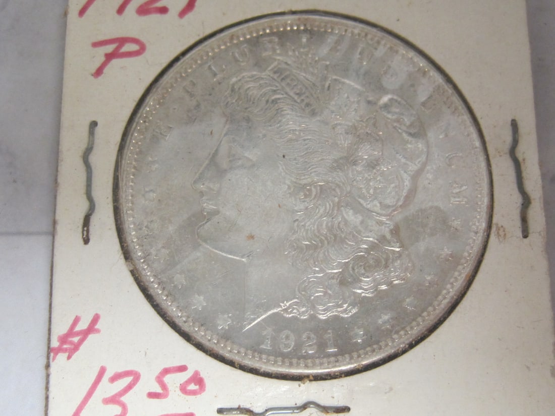 1921 Morgan Silver Dollar: .