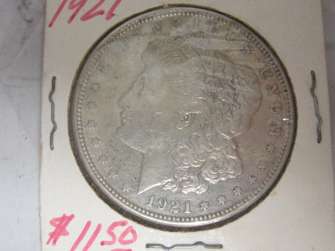 1921 Morgan Silver Dollar: .