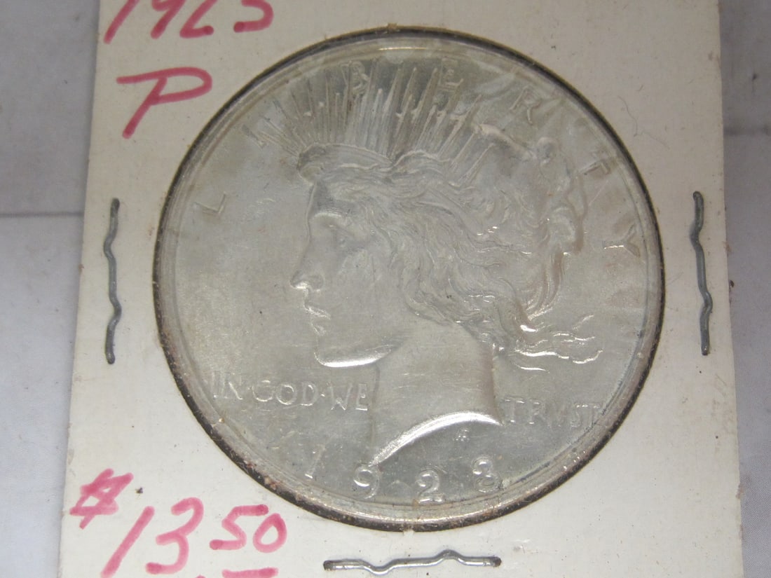 1923 Peace Silver Dollar: .