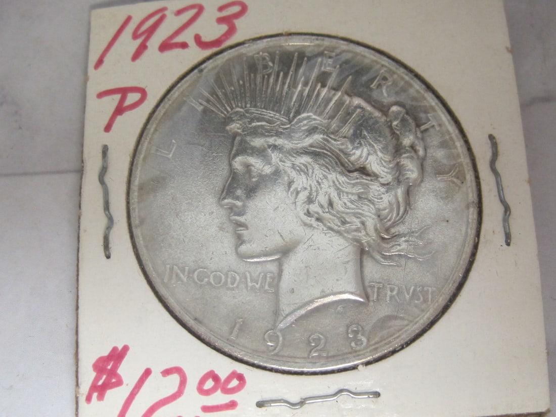 1923 Peace Silver Dollar: .