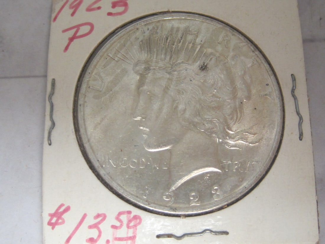 1923 Peace Silver Dollar: .