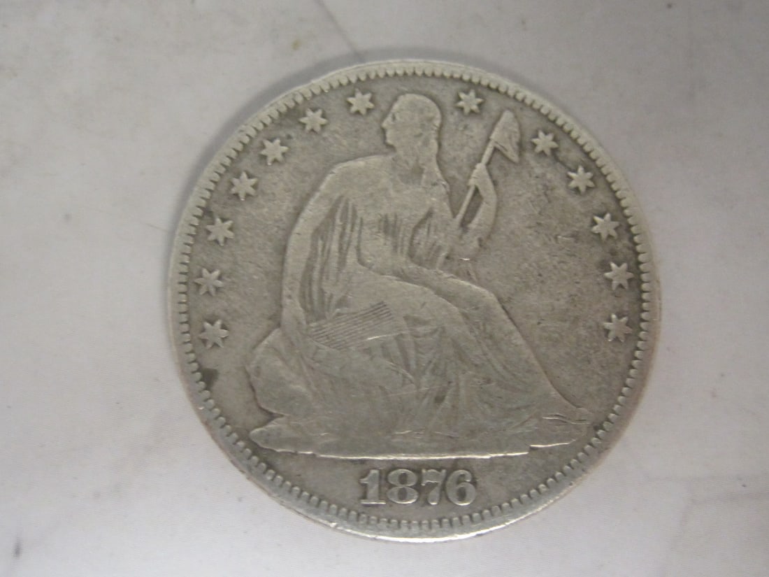 1876 Seated Liberty Half Dollar (1 of 2)