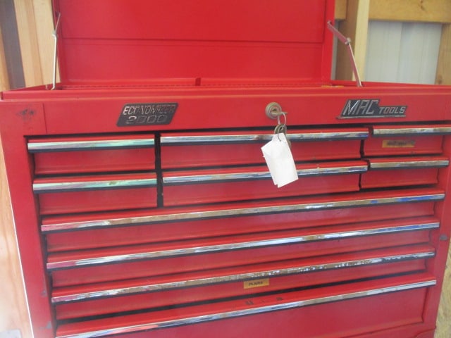 MAC Tools Economizer 2000 10 Drawer Chest with 10 Drawer Tool Box Topper - 2