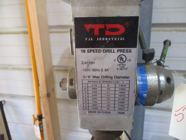 TD 16" Bench Drill Press - 2