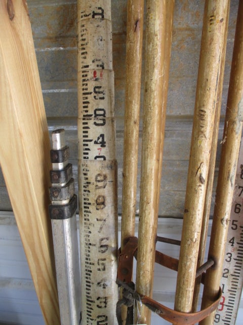 Transit Tripod and Siting Marker Sticks - 3