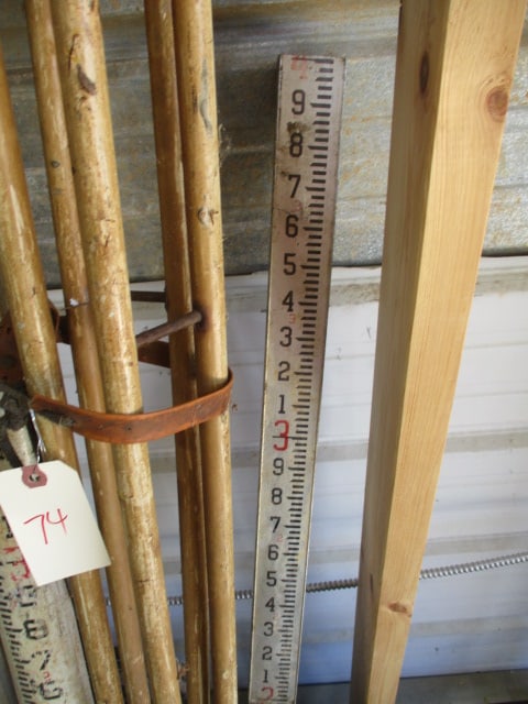 Transit Tripod and Siting Marker Sticks - 4