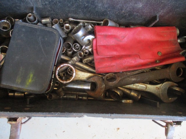 Tool Box with Nice Grouping of Wrenches and Sockets - 2