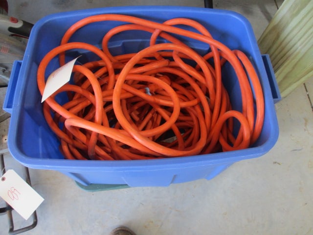 Two Heavy Duty Extension Cords: .
