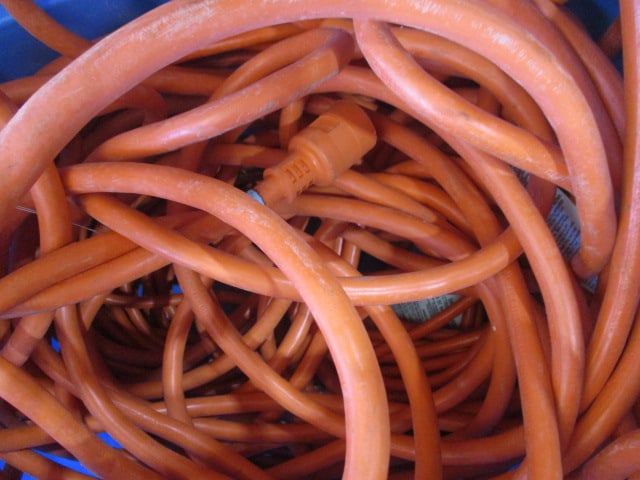 Two Heavy Duty Extension Cords - 2