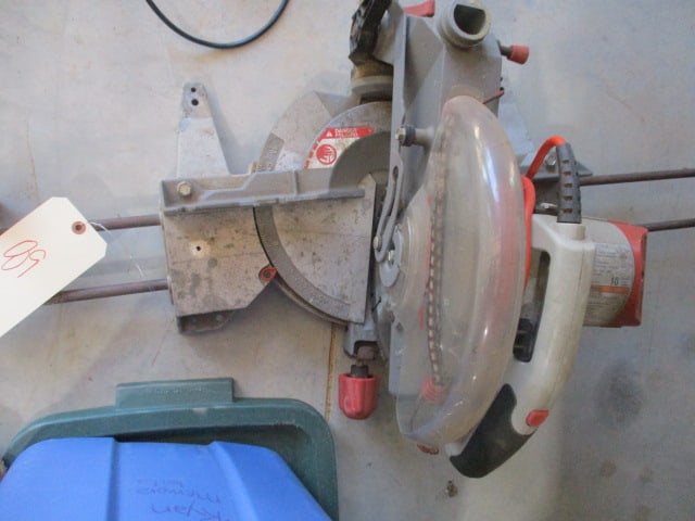 Rigid 10" Miter Saw: powers on, Local Pickup Only