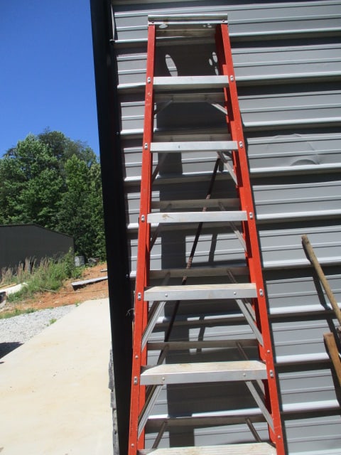 Keller Step Ladder and 8' Fiberglass Ladder: Local Pickup Only