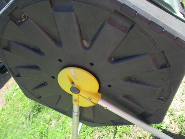 Rotating 2 Bin Composter on Stand - 2