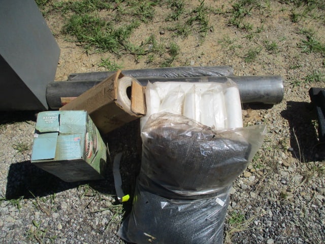 Garden Covers, Bird Netting, Landscape Fabric and Pump Sprayer: Local Pickup Only