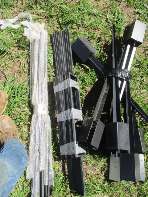 Metal 4x4 Post Holder Stakes: Local Pickup Only