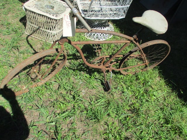 Bicycle Shape Yard Art: Local Pickup Only