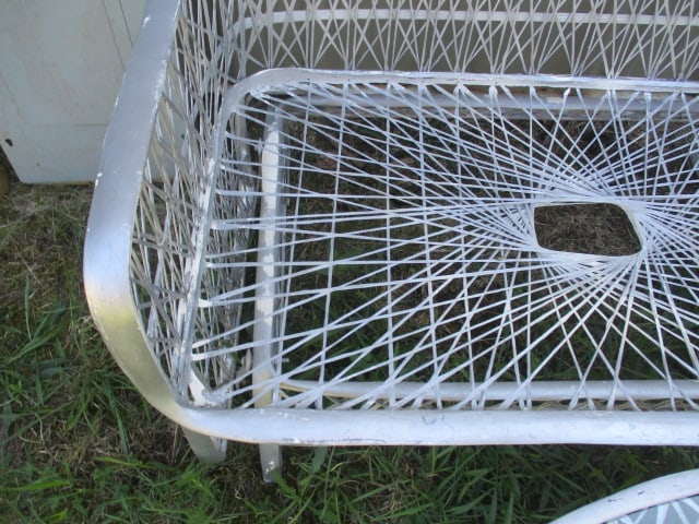 Metal Woven 2 Piece Patio Furniture - 4
