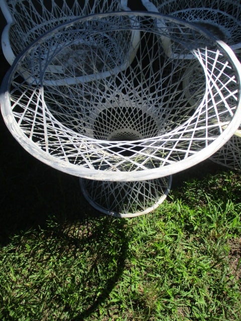 5 Piece Metal Patio Table and Chair Set - 2