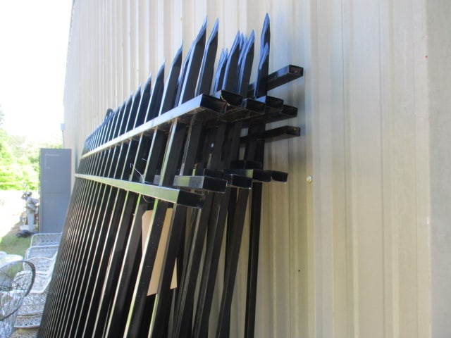 Eight Pieces of 8' x 6' Aluminum Fence - 3