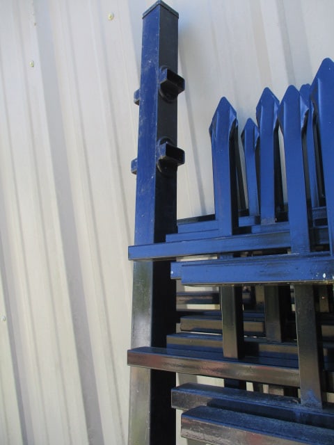 Eight Pieces of 8' x 6' Aluminum Fence - 4