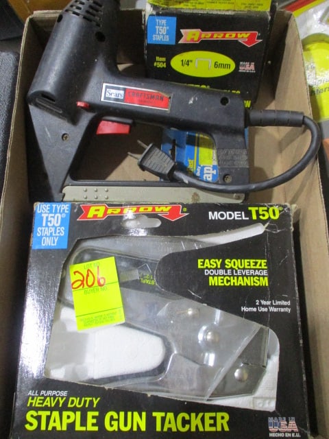 Craftsman Electric & Arow Manual Staplers with staples (1 of 3)