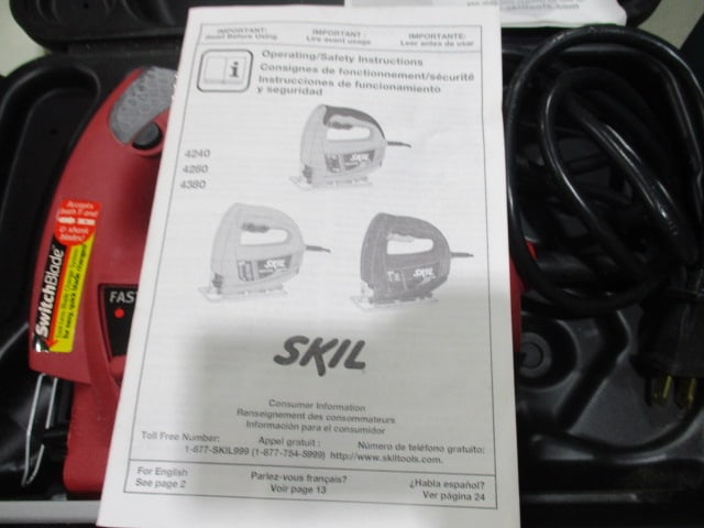 Skil Electric Variable Speed Jig Saw in Case - 3