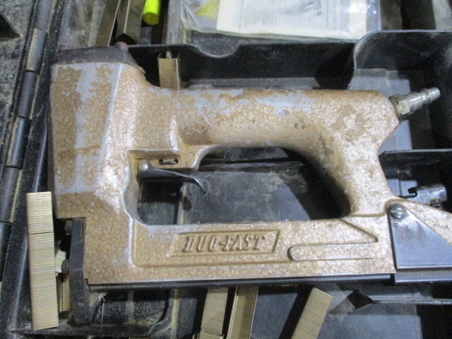 Duo Fast Pneumatic Stapler in Craftsman Hard Case: .