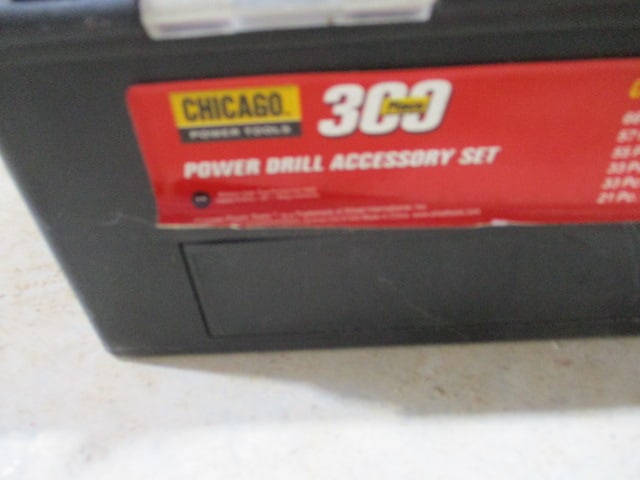 Chicago Power Tools 300+PC Power Drill Accessory Set in Case - 2