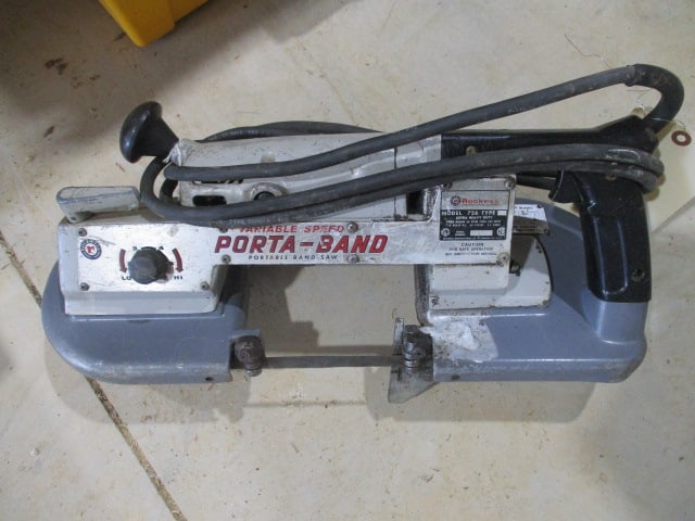 Rockwell Model 726 Porta Band Saw Electric Variable Speed: .