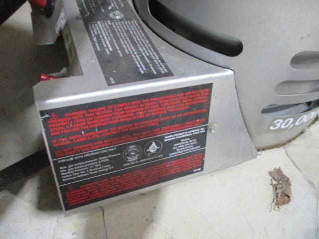 Propane Heater (30,000-80,000 BTU) - 2