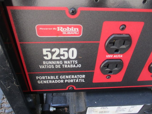 Black Max 6560 Generator - 3