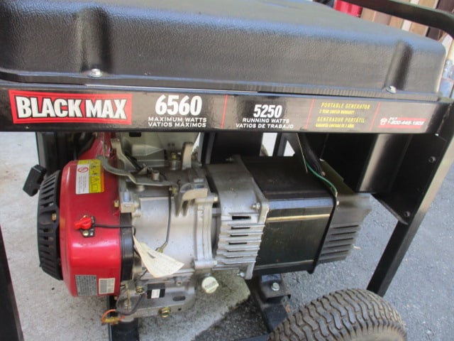Black Max 6560 Generator - 4