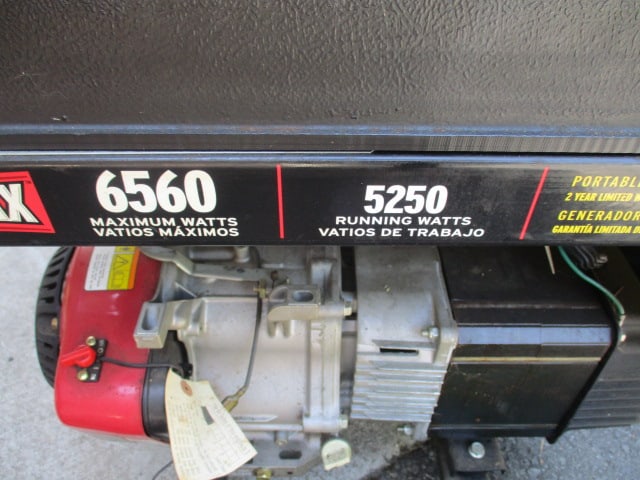 Black Max 6560 Generator - 7