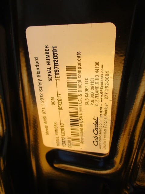 2017 CC30 H Cub Cadet Riding Mower - 8