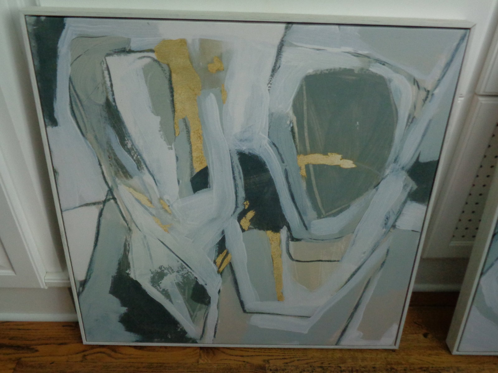 Abstract Canvas Framed Painting (1 of 2)