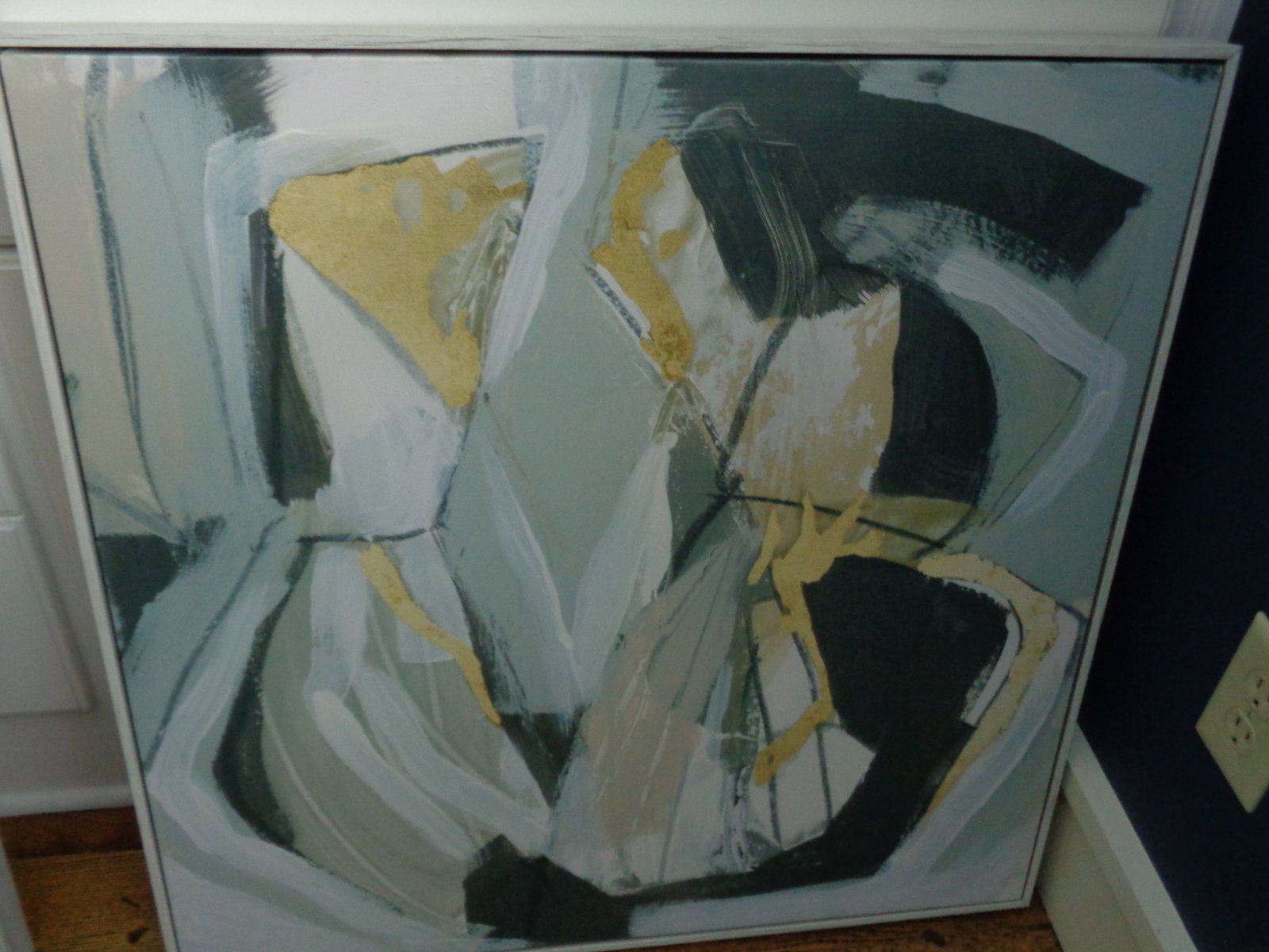 Abstract Canvas Framed Painting (1 of 2)